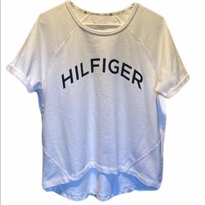 COPY - Tommy Hilfiger White T-Shirt Rolled Cuffs …